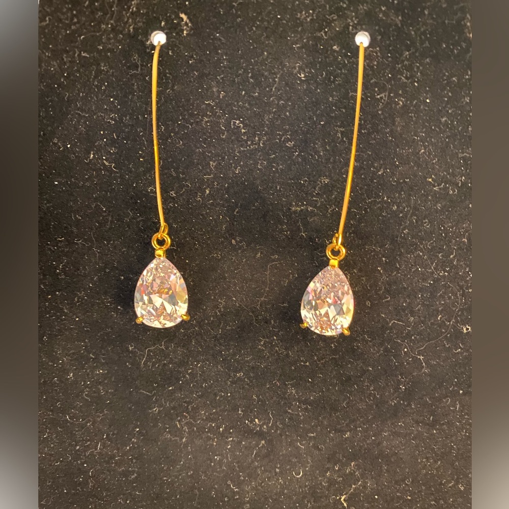 Crystal dangle earrings